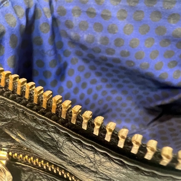 Rebecca Minkoff 5 Zip Leather Crossbody Bag black small - Picture 12 of 12